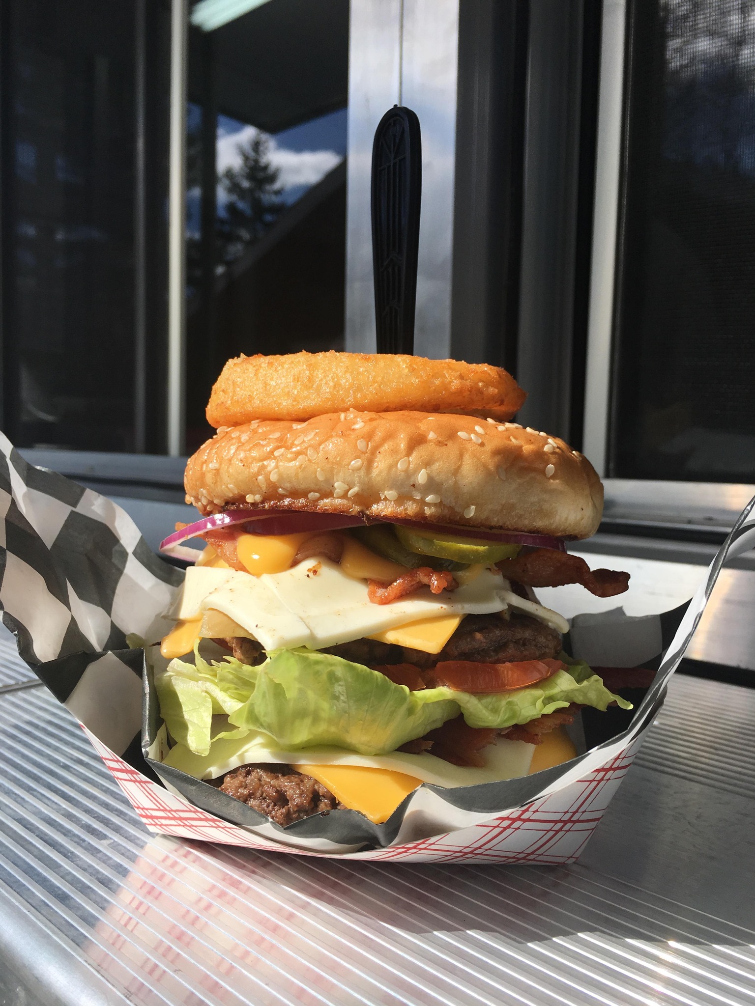Mushroom Swiss Burger